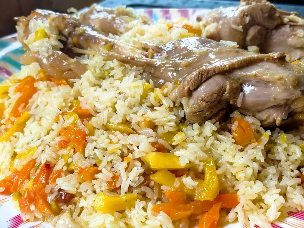 Roast lamb on a Xinjiang table